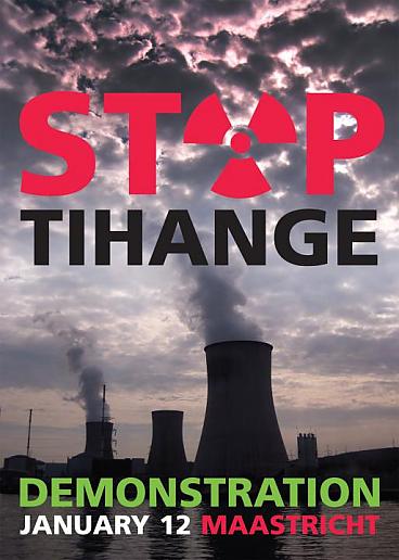 Affiche Tihange demonstratie